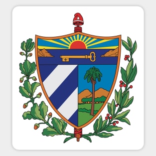 Cuban Coat of Arms Sticker
